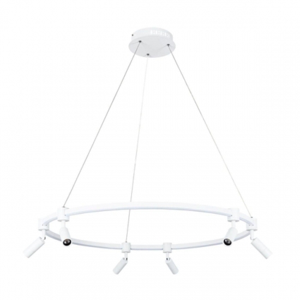 Подвесная светодиодная люстра Arte Lamp Ring A2186SP-1WH в стиле Хай-тек, цвет белый