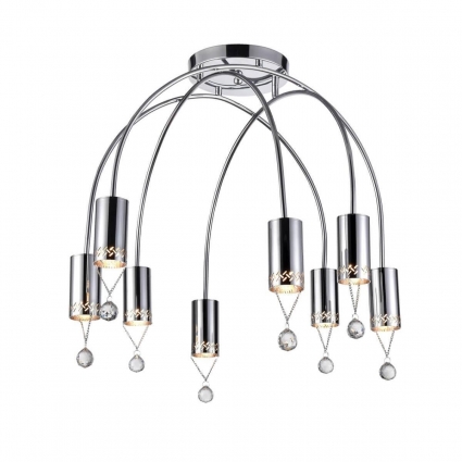 Потолочная люстра Vele Luce Pioggia VL4283L08 цвет хром, мощность 224 Вт