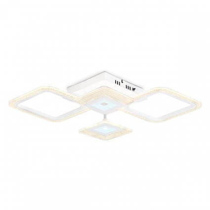 Потолочная светодиодная люстра Ambrella light Acrylica Original FA4281 в стиле Хай-тек, цвет белый