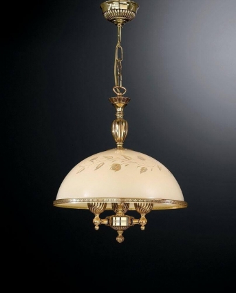 Подвесной светильник Reccagni Angelo L.6308/38 в классическом стиле, цвет бежевый