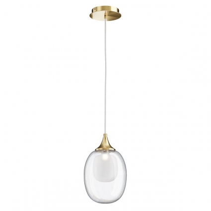 Подвесной светильник Maytoni Aura MOD016PL-01BS цвет латунь