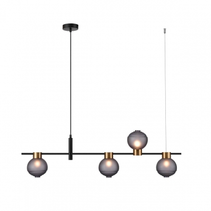 Подвесной светильник Vele Luce Capriccio VL5882P04 в стиле модерн, цвет черный