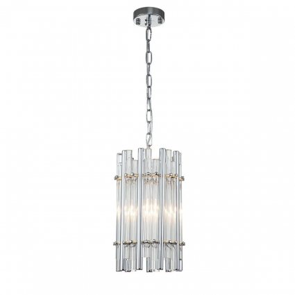 Подвесной светильник Indigo Violino 12025/1P Chrome V000309 в классическом стиле, цвет хром