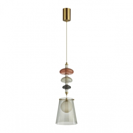 Подвесной светодиодный светильник Odeon Light Exclusive Amore 5411/18LB цвет светло-серый