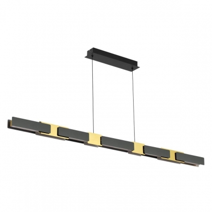 Подвесной светодиодный светильник Odeon Light Fierro 4991/40L в современном стиле, цвет черный