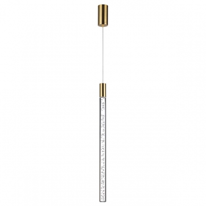 Подвесной светодиодный светильник Odeon Light Sparky 4369/5L в стиле Хай-тек, цвет золотой