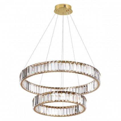 Подвесной светодиодный светильник Odeon Light Vekia 5015/60L в стиле модерн, цвет золотой