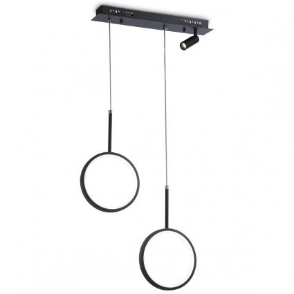 Подвесной светодиодный светильник Ambrella light Comfort Line FL5274 в стиле Хай-тек, цвет черный