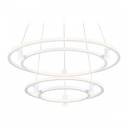 Подвесной светодиодный светильник Ambrella light Comfort Line FL5542 в стиле Хай-тек, цвет белый