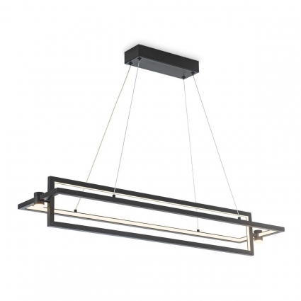 Подвесной светодиодный светильник Ambrella light Comfort Line FL5737 в современном стиле, цвет черный