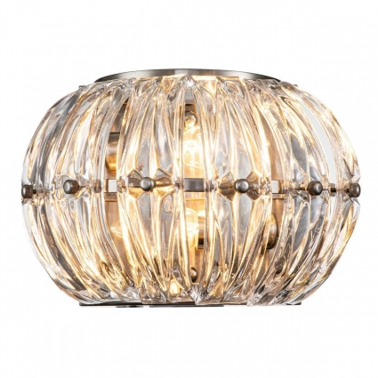 Настенный светильник Indigo Finezza 12023/2W Nickel V000302 в классическом стиле, цвет никель