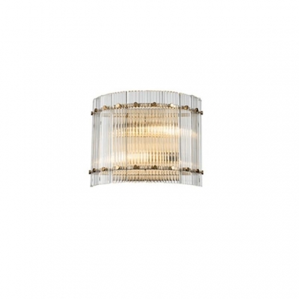 Настенный светильник Indigo Venera 12024/2W Brass V000306 в классическом стиле, цвет бронза