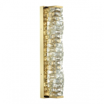 Настенный светодиодный светильник Odeon Light Straza 4999/15WL в стиле модерн, цвет золотой