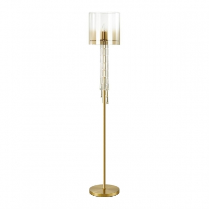 Торшер Odeon Light Exclusive Nicole 4886/1F в стиле модерн, цвет янтарный