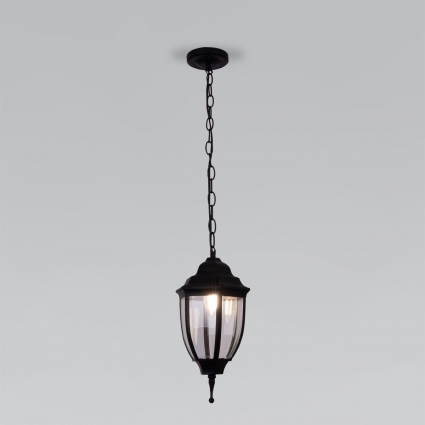 Уличный подвесной cветильник Elektrostandard Feba 35147/H черный a058031 в классическом стиле, цвет черный