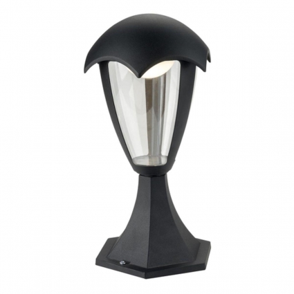 Уличный светодиодный светильник Arte Lamp Henry A1661FN-1BK в стиле кантри, цвет черный