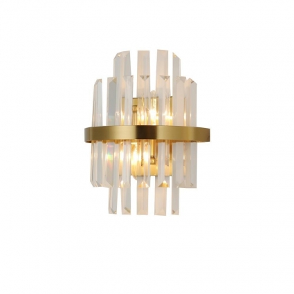 Бра Omnilux Saviano OML-69011-02 в стиле модерн, цвет золотой, мощность 120 Вт