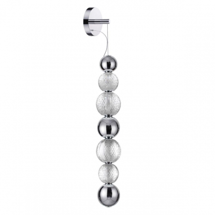 Бра Odeon Light Crystal 5007/13WL в современном стиле, цвет хром