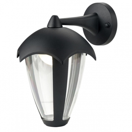 Уличный настенный светодиодный светильник Arte Lamp Henry A1661AL-1BK в стиле кантри, цвет черный