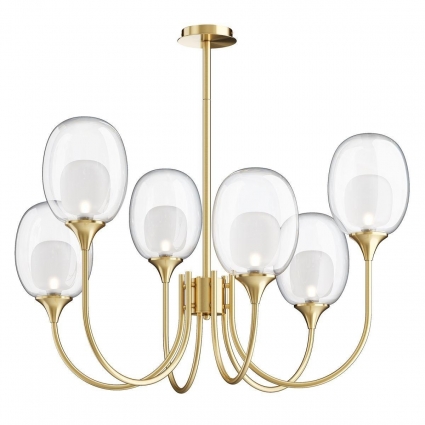 Подвесная люстра Maytoni Aura MOD016PL-06BS цвет латунь
