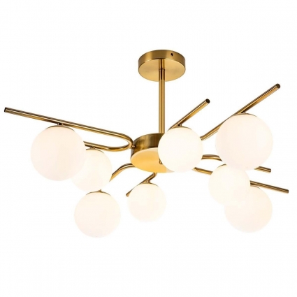 Потолочная люстра Escada Sphere 642/8P Brass в стиле модерн, цвет бронза