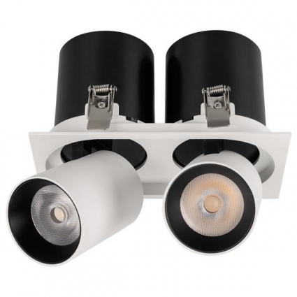 Встраиваемый светодиодный спот Arlight LTD-Pull-S110x210-2x10W Day4000 031361 в современном стиле, цвет белый