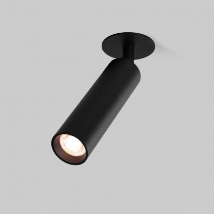 Встраиваемый светодиодный спот Elektrostandard Diffe 25040/Led черный a058226 в современном стиле, цвет черный