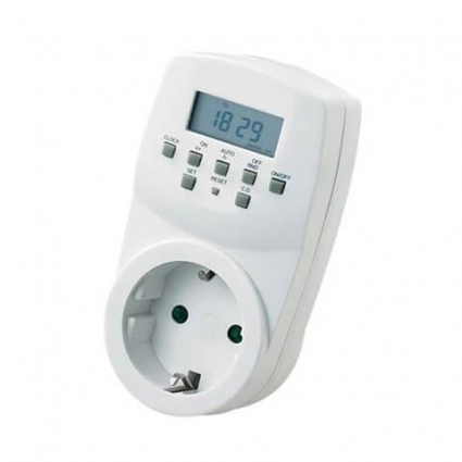 Таймер электронный Horoz Timer 108-002-0001 HRZ00002785 цвет белый, мощность 3500 Вт
