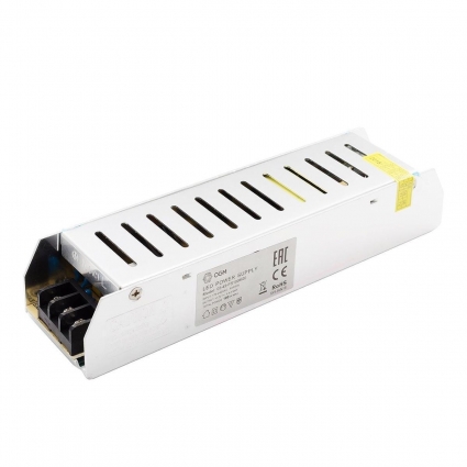 Блок питания OGM 12V 100W IP20 8,3A PS3-49, цвет серебро