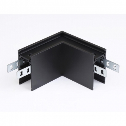 Коннектор L-образный для накладного шинопровода Ambrella light Track System Magnetic GL3372 цвет черный