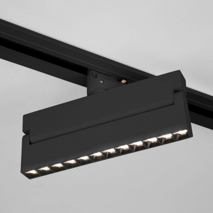 Трековый светодиодный светильник Elektrostandard Garda 85025/01 черный a057456 в современном стиле, цвет черный