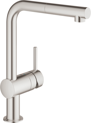 Смеситель для кухни Grohe Vento 30436DC0 однорычажный, сталь