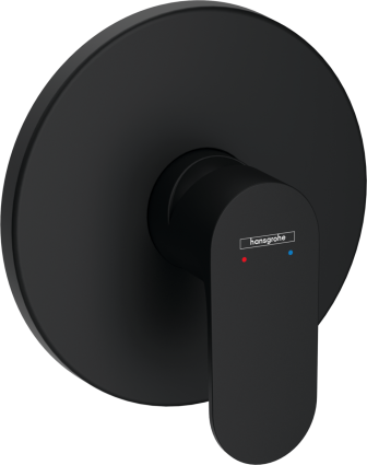 Смеситель для душа Hansgrohe Rebris S 72667670 черный матовый однорычажный,  в современном стиле