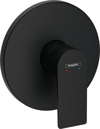 Смеситель для душа Hansgrohe Rebris E 72668670 черный матовый однорычажный,  в современном стиле
