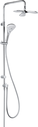 Душевая стойка Kludi Fizz dual shower system 6709305-00 хром, штанга 129 см