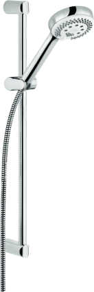 Душевой гарнитур Kludi Logo 3S 6836305-00 хром, шланг пластиковый 160 см