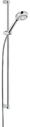 Душевой гарнитур Kludi Logo 3S 6839305-00 хром, штанга 97.5 см