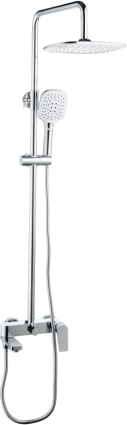 Душевая стойка Savol SK-H3401 хром, штанга 129 см, шланг 150 см