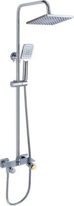 Душевая стойка Savol S-601144 хром, штанга 139 см, шланг 150 см