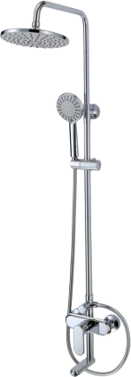 Душевая стойка Savol S-600308 хром, штанга 163 см, шланг 150 см