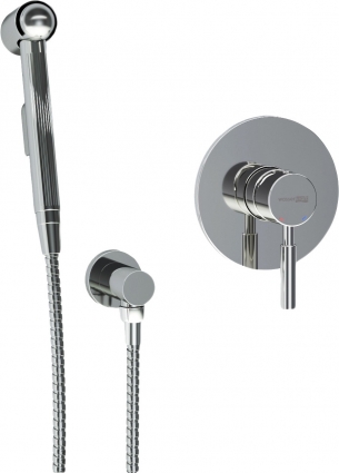 Гигиенический душ Wasserkraft A14157 шланг 120 см хром,  в современном стиле