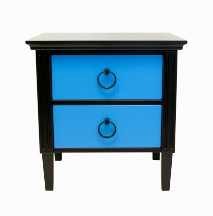 Тумба Mak-interior Nort Blue с 2-мя ящиками,  стиль классический