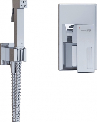 Гигиенический душ Wasserkraft A15156 шланг 100 см хром,  в современном стиле