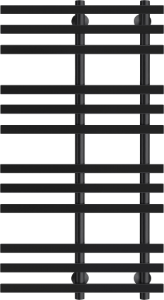 Полотенцесушитель электрический Secado Понтида 3 100x50, черный, L, лесенка