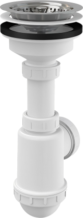 Сифон для мойки AlcaPlast A446-DN50/40 белый