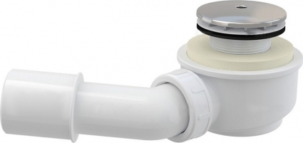 Сифон для поддона AlcaPlast AG210252150 (A471CR-50) хром, выпуск боковой