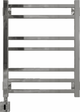 Полотенцесушитель электрический EWRIKA Кассандра Pg 60x50 L, хром, лесенка