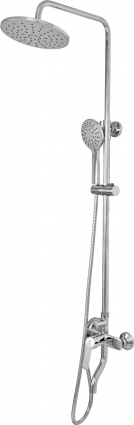 Душевая стойка STWORKI Брамминг BR-03cr хром, 1 режим