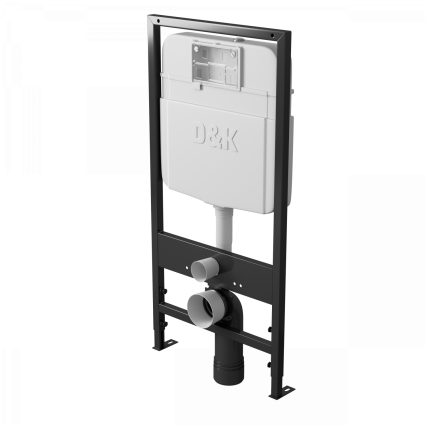 Система инсталляции для подвесных унитазов D&K DI8055119 бачок 3/6 л, 54.8x9.6x107 см
