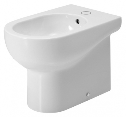 Биде напольное Azzurra Nuvola NUV500 цвет белый, овальное, 35x55 см